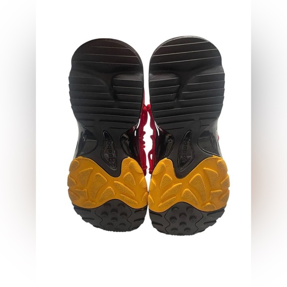 Reebok Boy's Trideca 200 Running Sneakers Shoes size 5 in Red / Yellow / Black - Picture 6 of 6